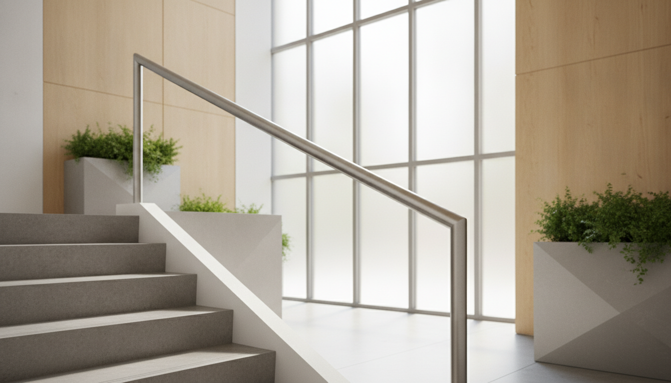 Xước Dọc Ống Tròn Vs Xước Hộp Vuông: Khác Nhau Ở Kỹ Thuật Và Kết Quả - lan can xước ánh sáng dịu