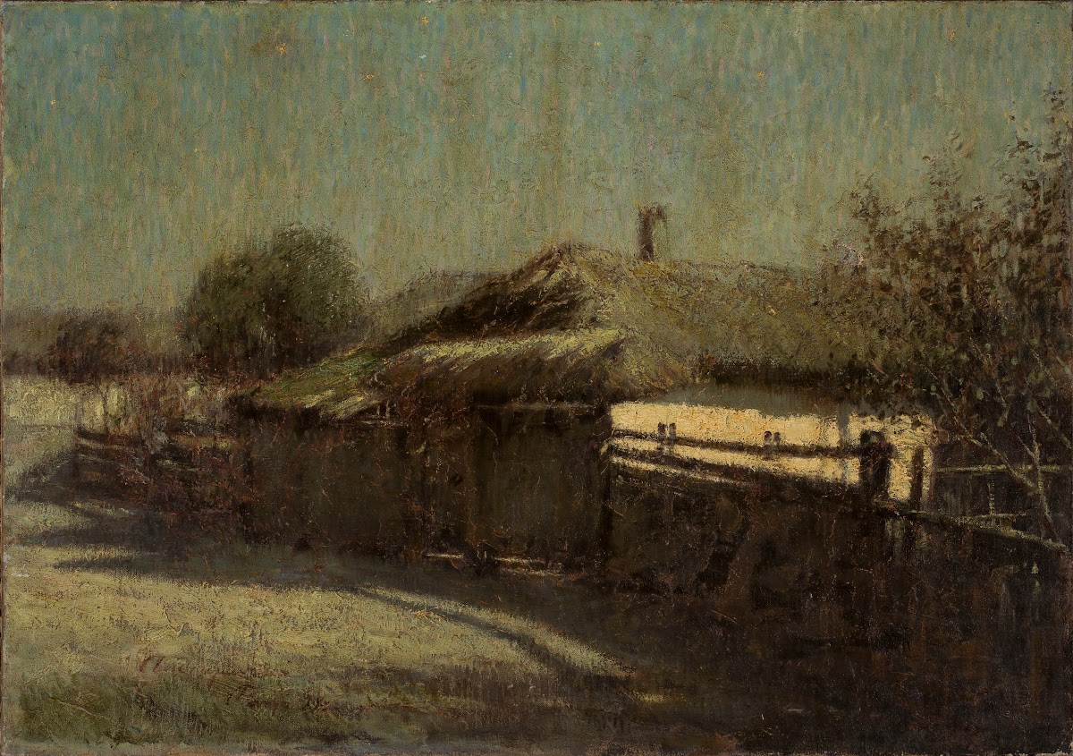 Peasant Cottage In Moonlight 1898