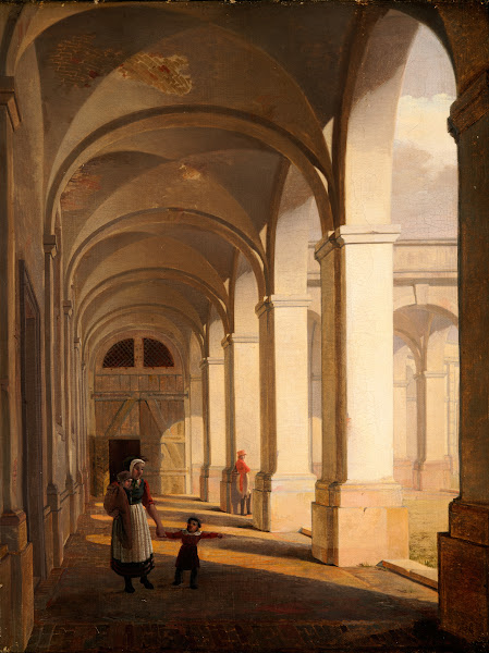 Portico of Christiansborg Castle Copenhagen 1826