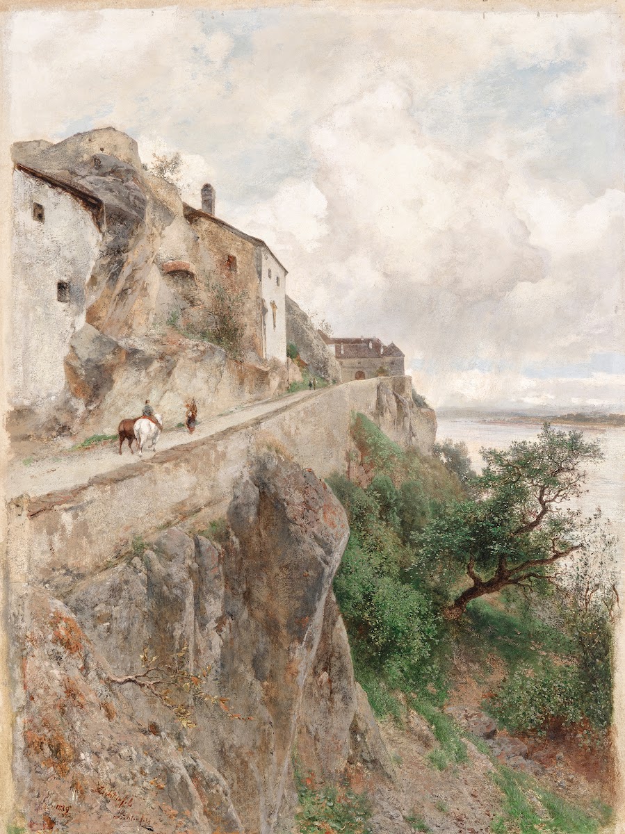 Dürnstein  Am Weg zum Schloss 1889