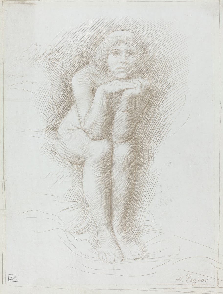 Nude Model Seated