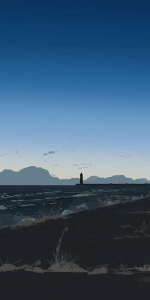 Seascape, Coastal Art, Lighthouse, Ocean View 4K Wallpaper Background