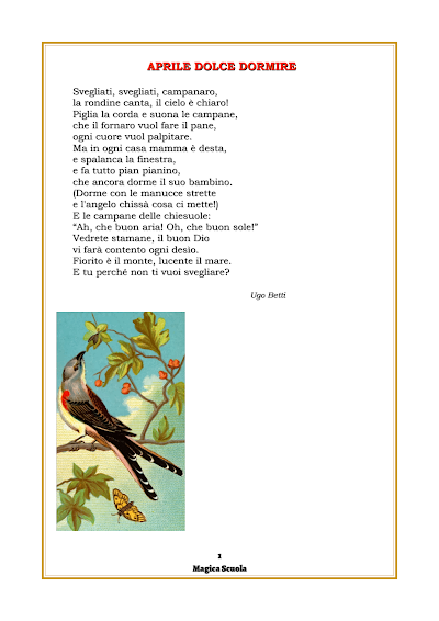 Anteprima della prima pagina: Aprile dolce dormire