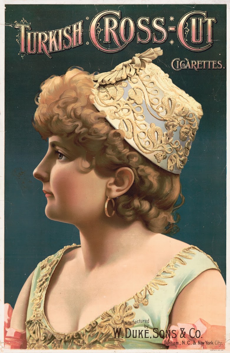 Turkish cross cut cigarettes 1880