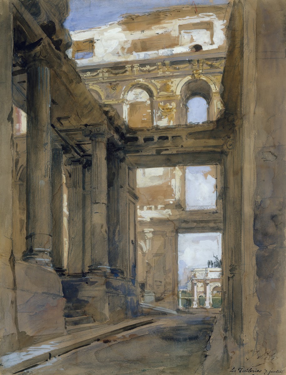Ruins of the Tuileries Palace 1871