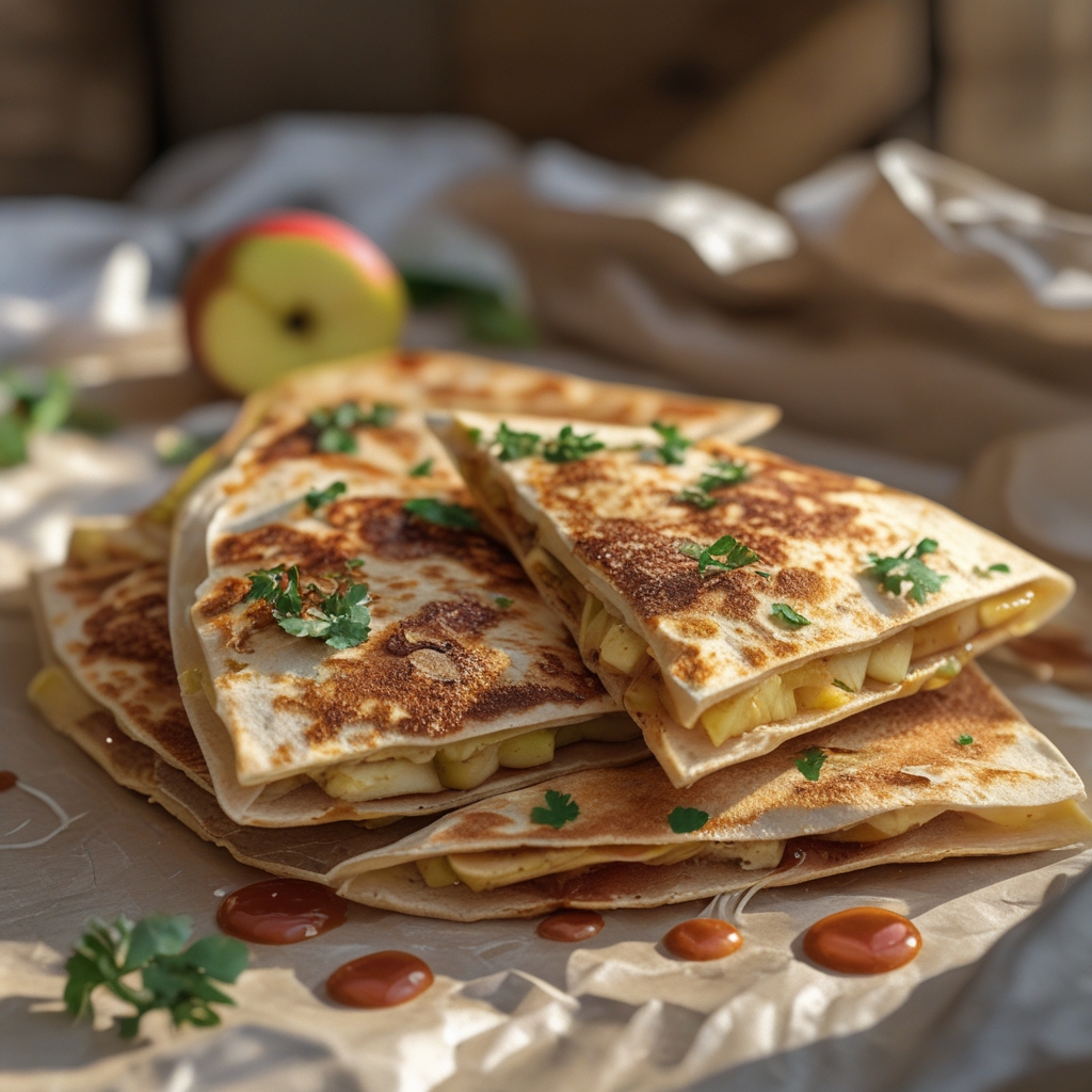 Apple Cinnamon Breakfast Quesadillas – Easy & Delicious Morning Treat finished
