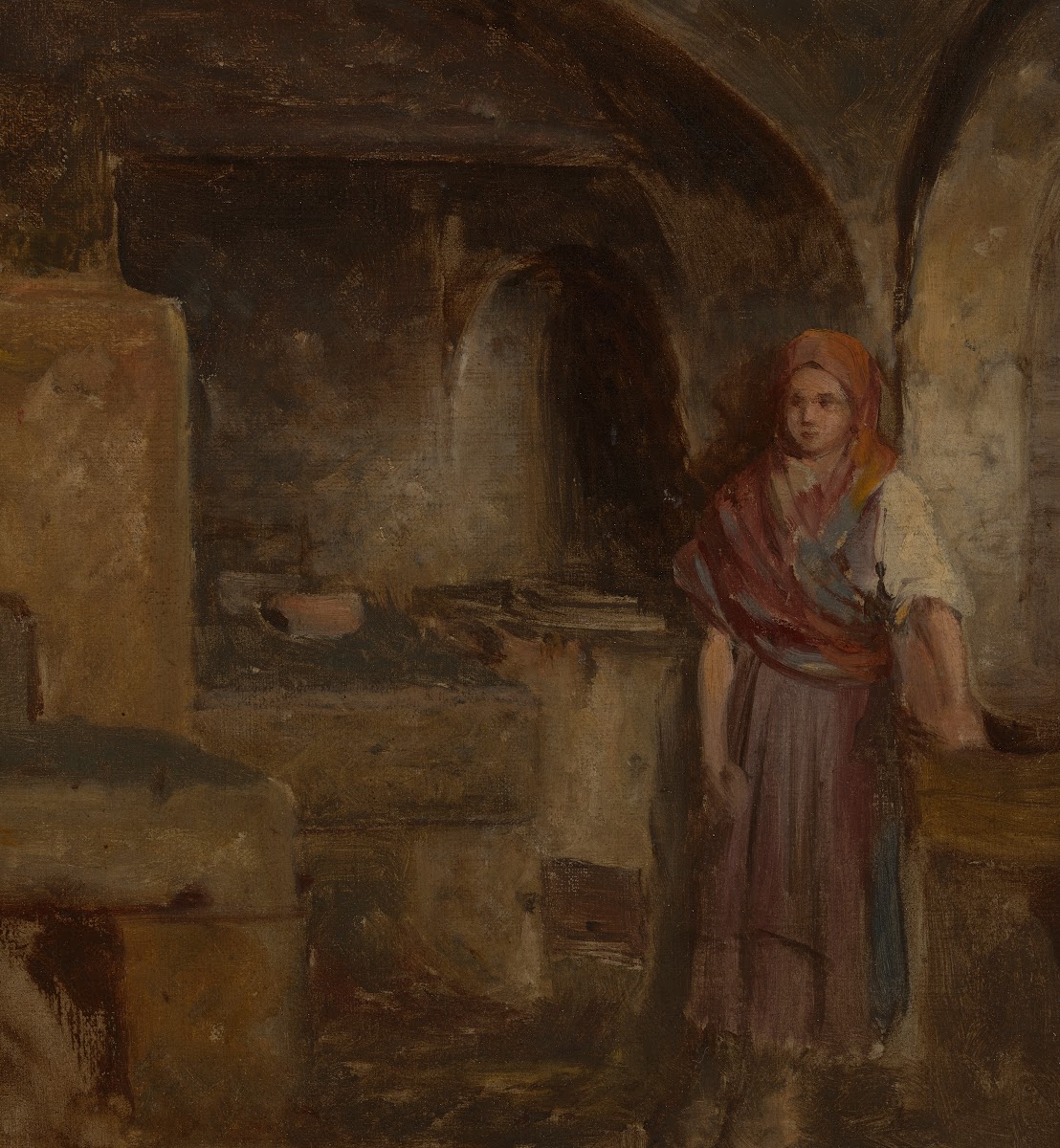Girl in the Kitchen 1870 1875