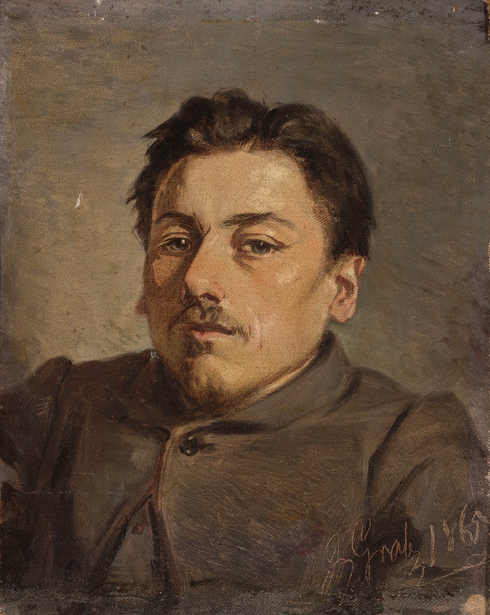 Portrait of Franciszek Streitt painter 1865