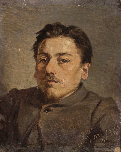 Portrait of Franciszek Streitt painter 1865