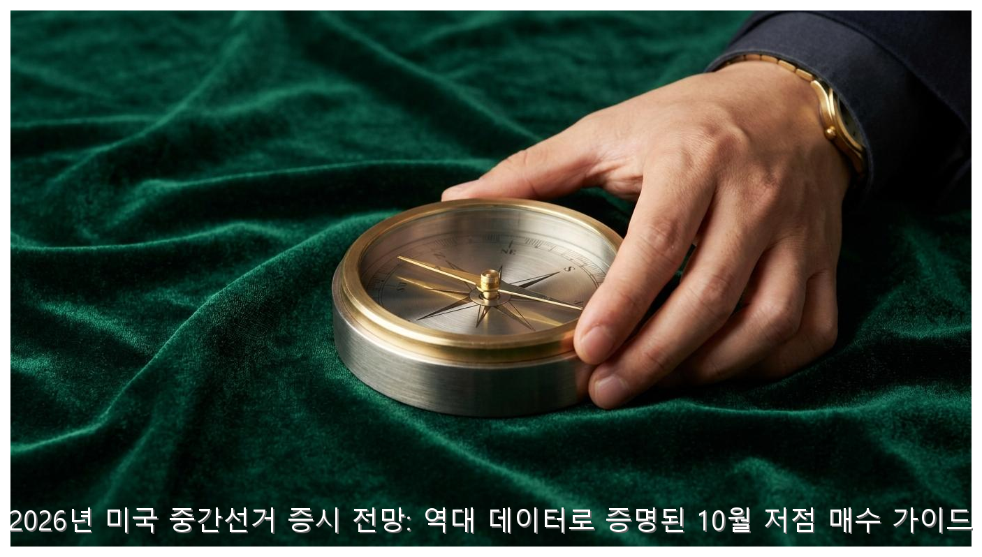 2026년 미국 중간선거 증시 전망: 역대 데이터로 증명된 10월 저점 매수 가이드 핵심 안내 및 분석 인포그래픽 (6)