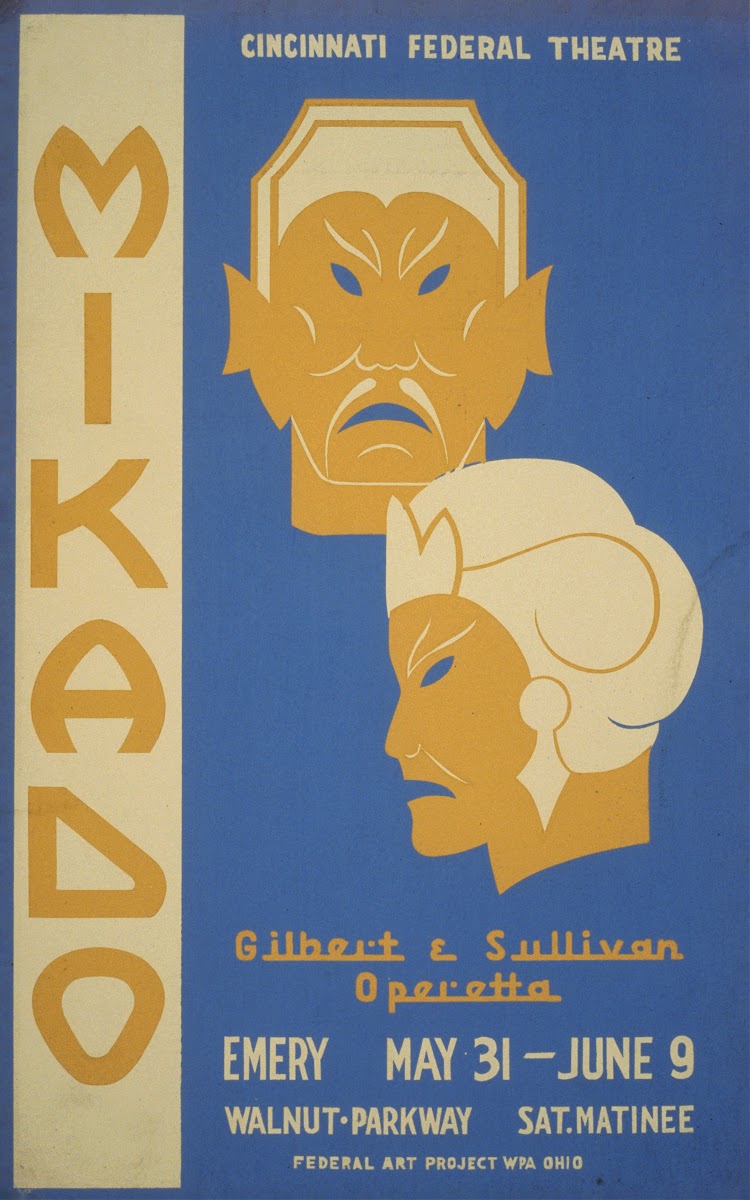 Cincinnati Federal Theatre Presents Mikado 1936