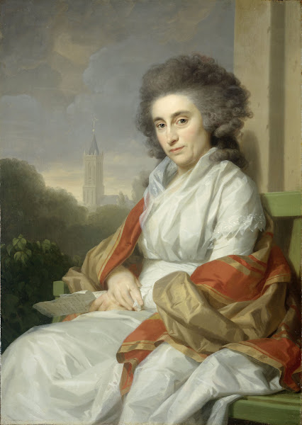 Portrait of Cornelia Rijdenius Wife of Johannes Lublink II 1790   1795