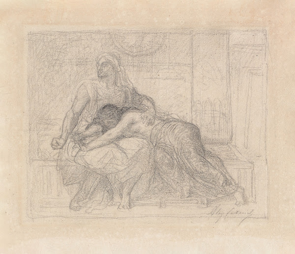 Study for Tamar and Absalom 1875
