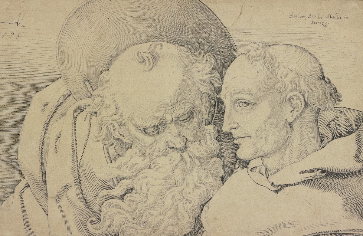Der Heilige Hieronymus Und Ein MöNch 1593