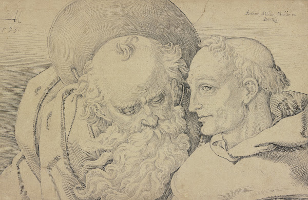 Der Heilige Hieronymus Und Ein MöNch 1593