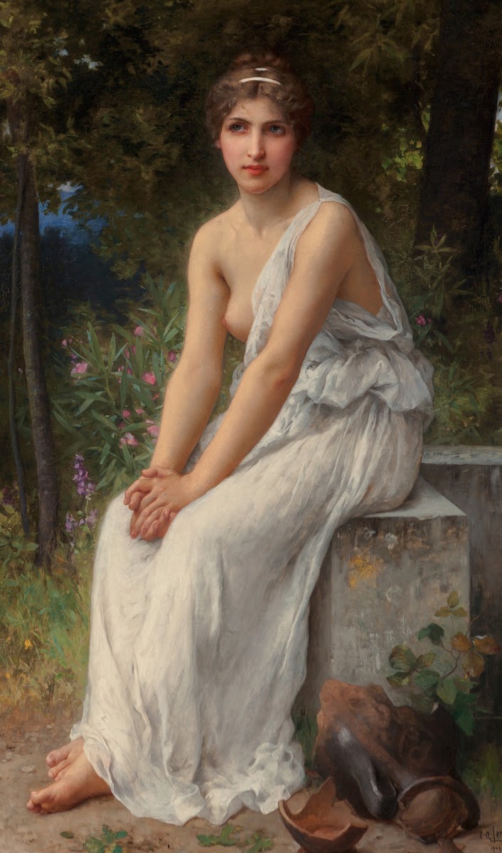 Beauty in a garden 1903