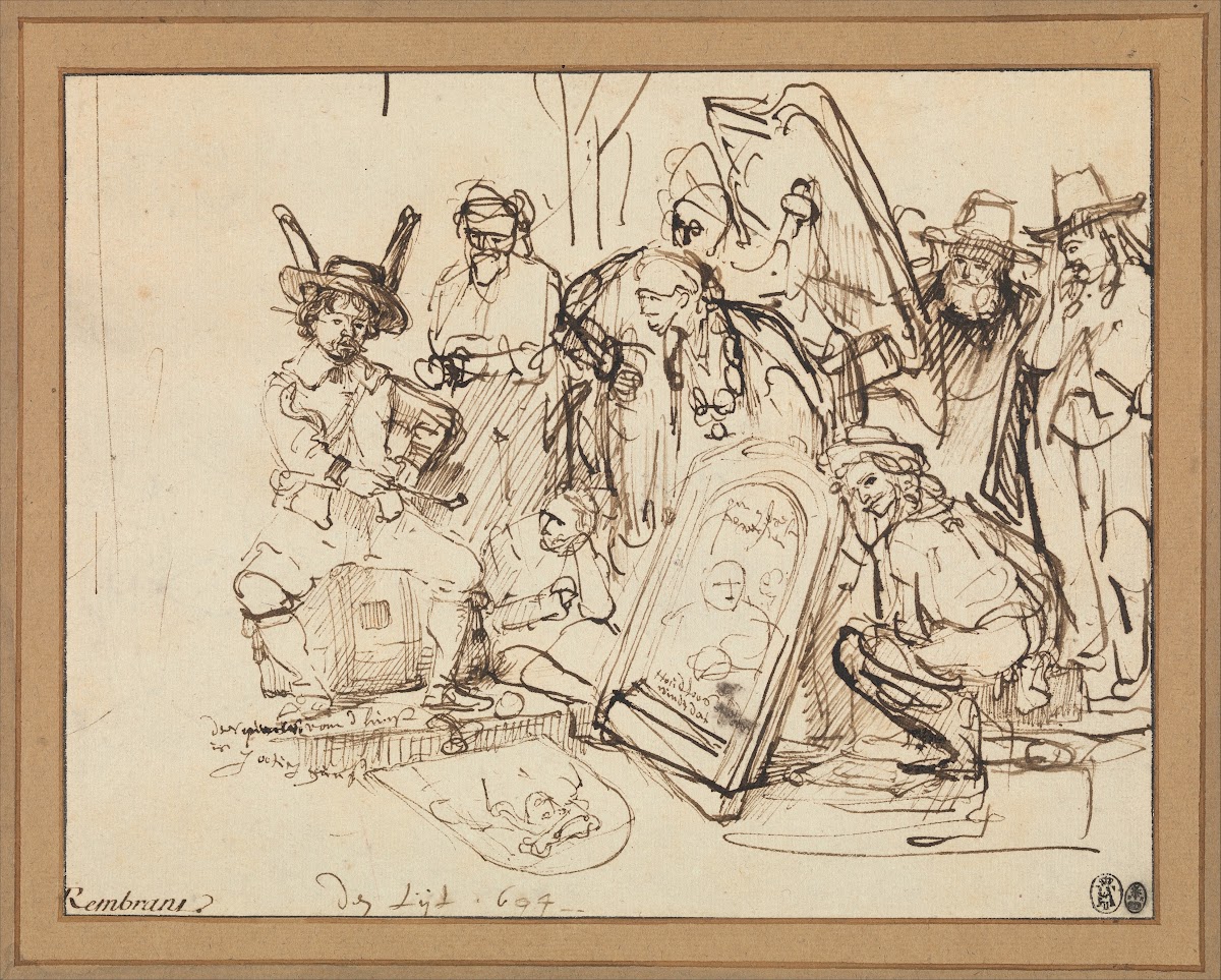 Satire on Art Criticism 1644