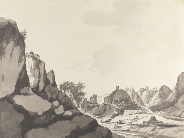 Original Drawings for Choix de Vues de LInde and Others Pl31 1780 1788