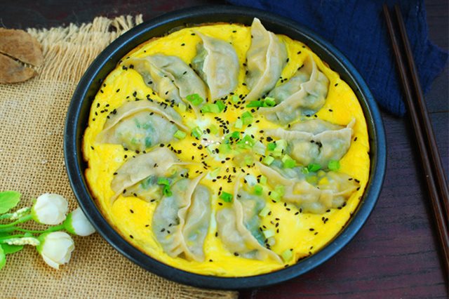 Sủi Cảo Trứng Chiên