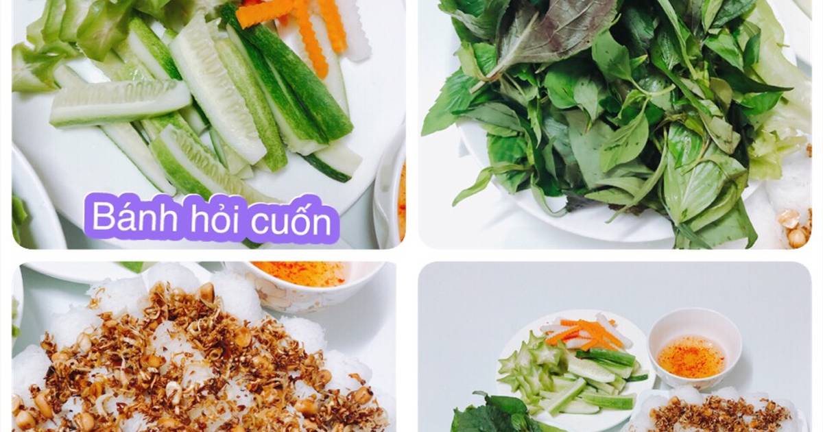 Bánh hỏi cuốn bánh tráng