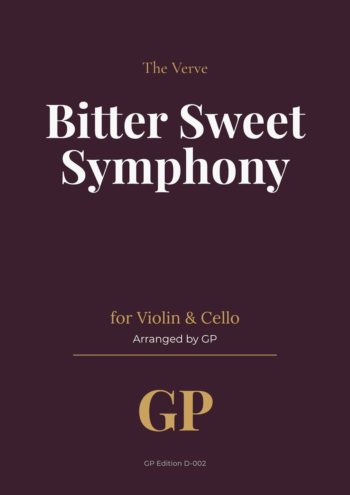 GP Premium Sheet Music Cover