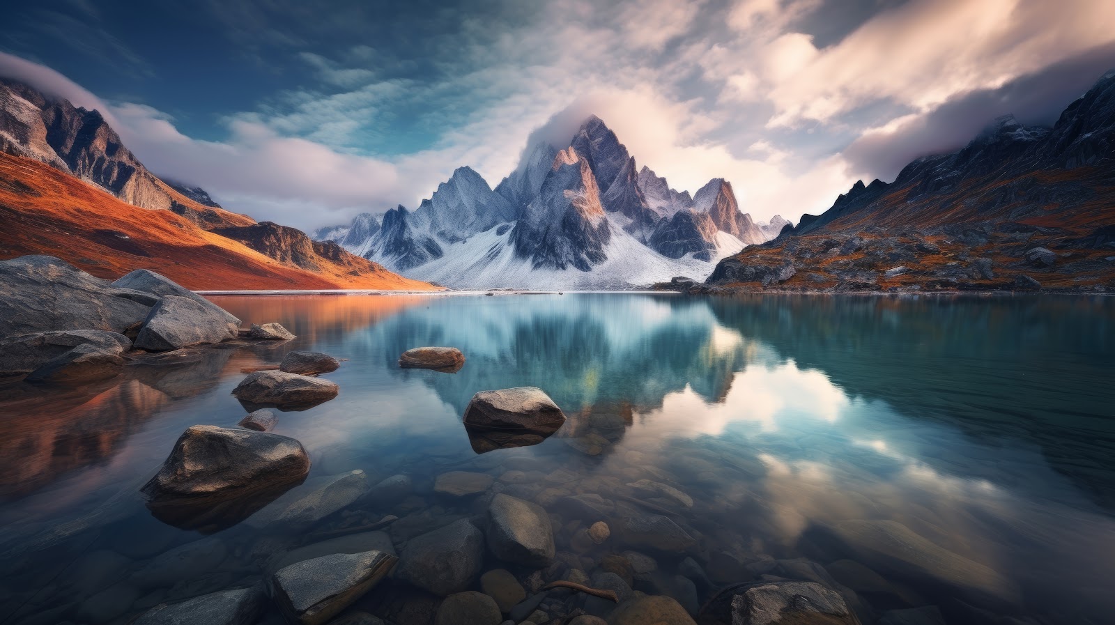 Mountain Lake Wallpaper