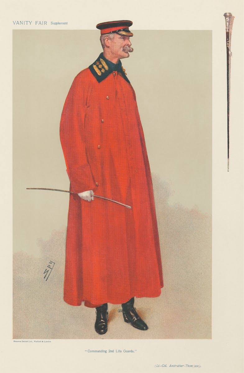 Military and Navy Commanding 2nd Life Guards Lieutenent Colonel Anstruther Thomp