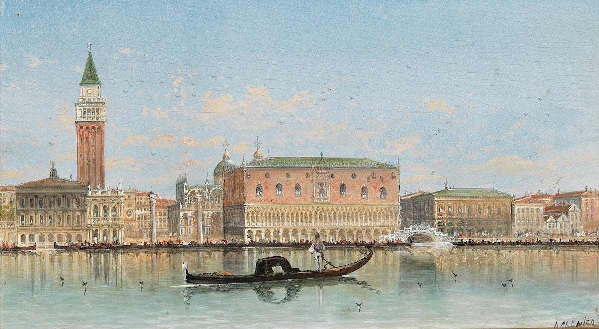 Venice a View of St Marks Colum