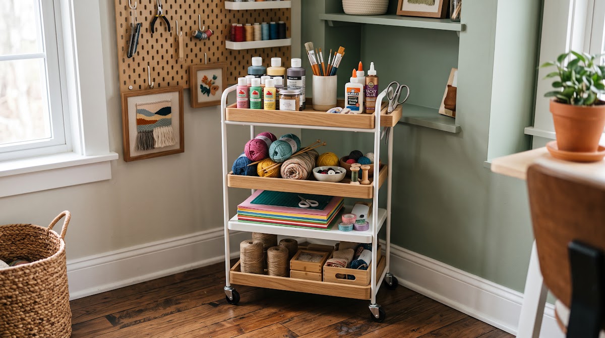 Best Craft Room Storage Carts for Small Creative Spaces (2026) - BEST COMPACT — IN CONTEXT