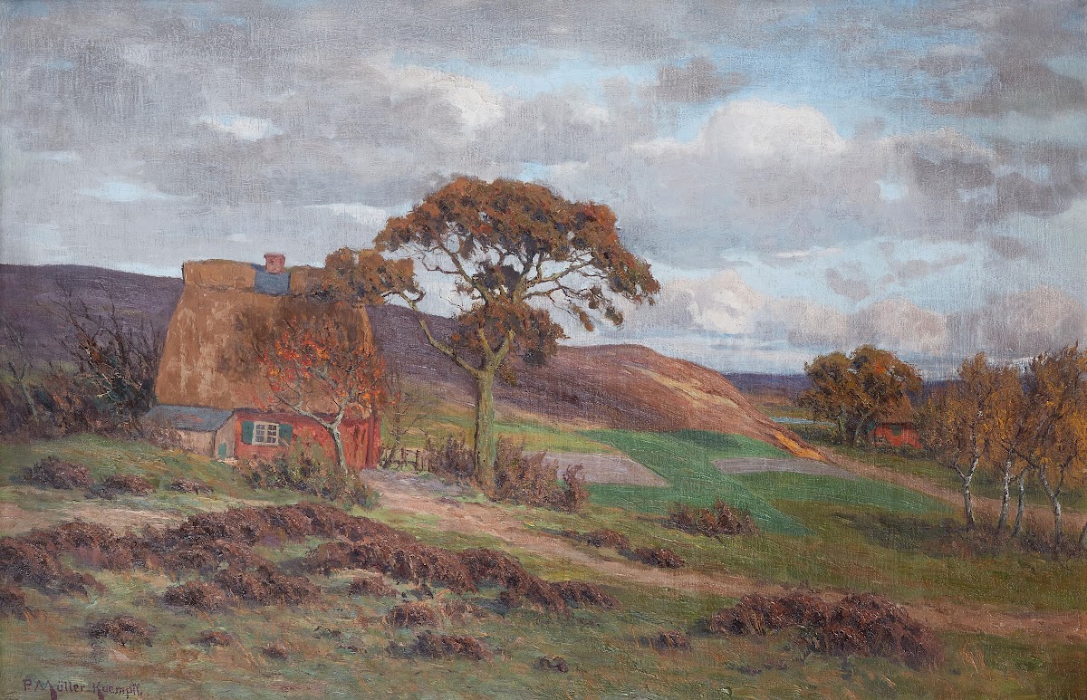 Spätsommertag am Falkenberg im Hausbruch 20th century