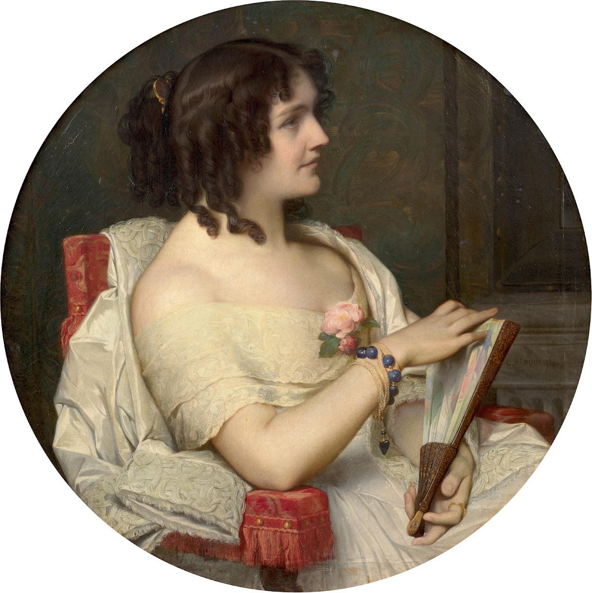 Portrait of Mrs Adolphe Viollet le Duc 1847