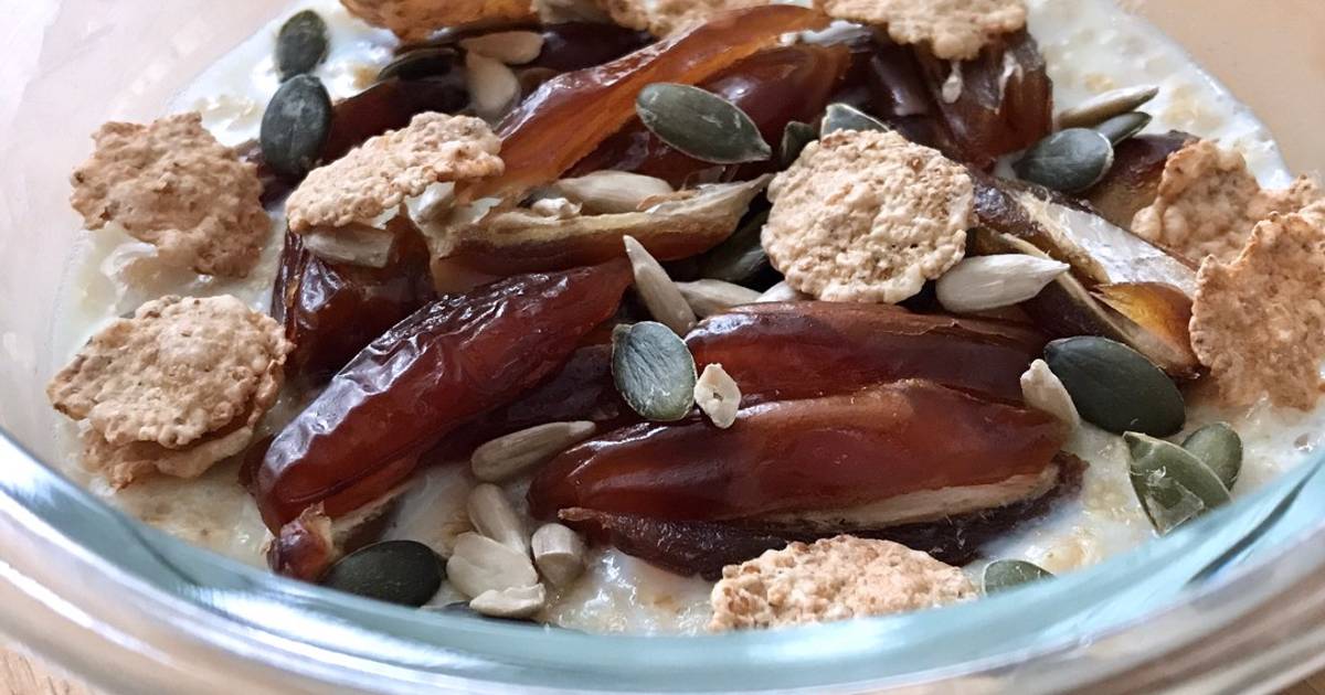 🌱 Cháo Yến Mạch Sữa Hạt & Chà Là