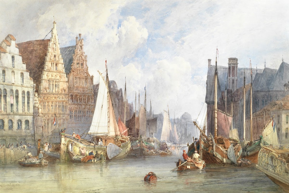 View of Ghent 1895