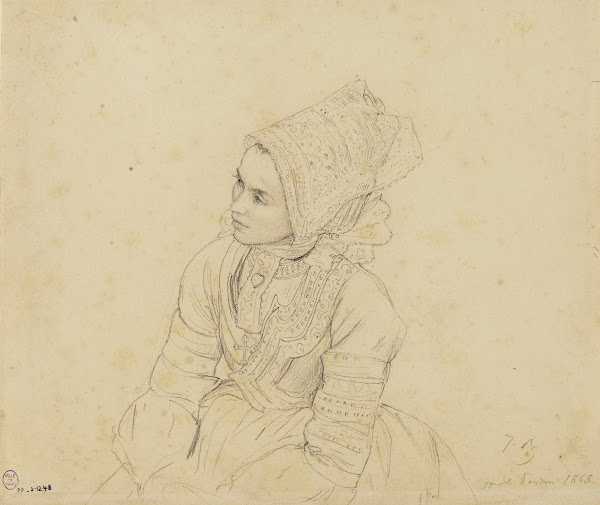 Bretonne au pardon 1868