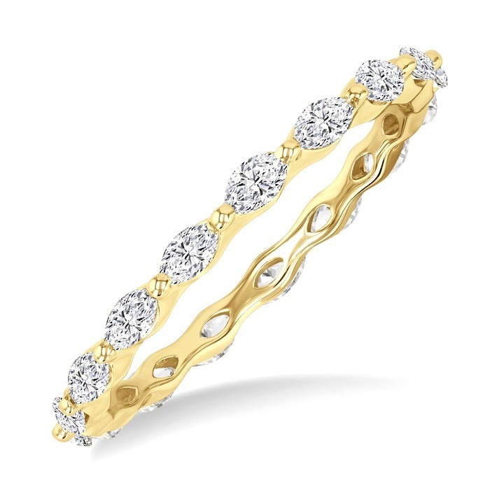Marquise Shape Eternity Diamond Wedding Band 31733DHFGYG