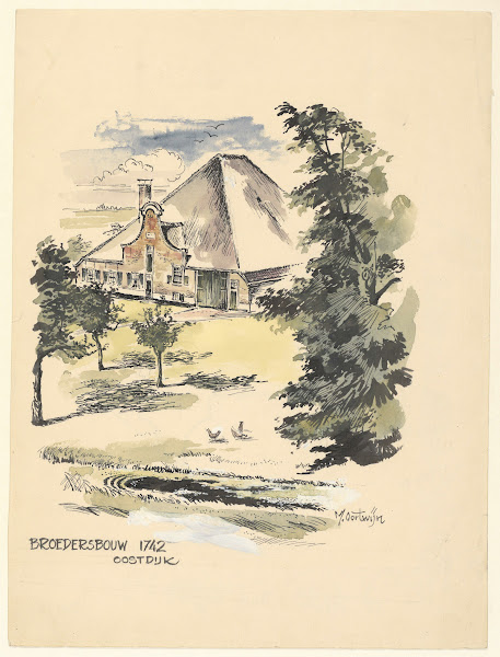 Boerderij Broedersbouw aan de Oostdijk 13 te Middenbeemster 1950 1970