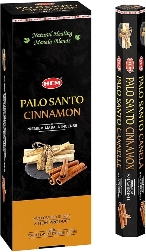 Incienso Palo Santo Canela Premium Hem