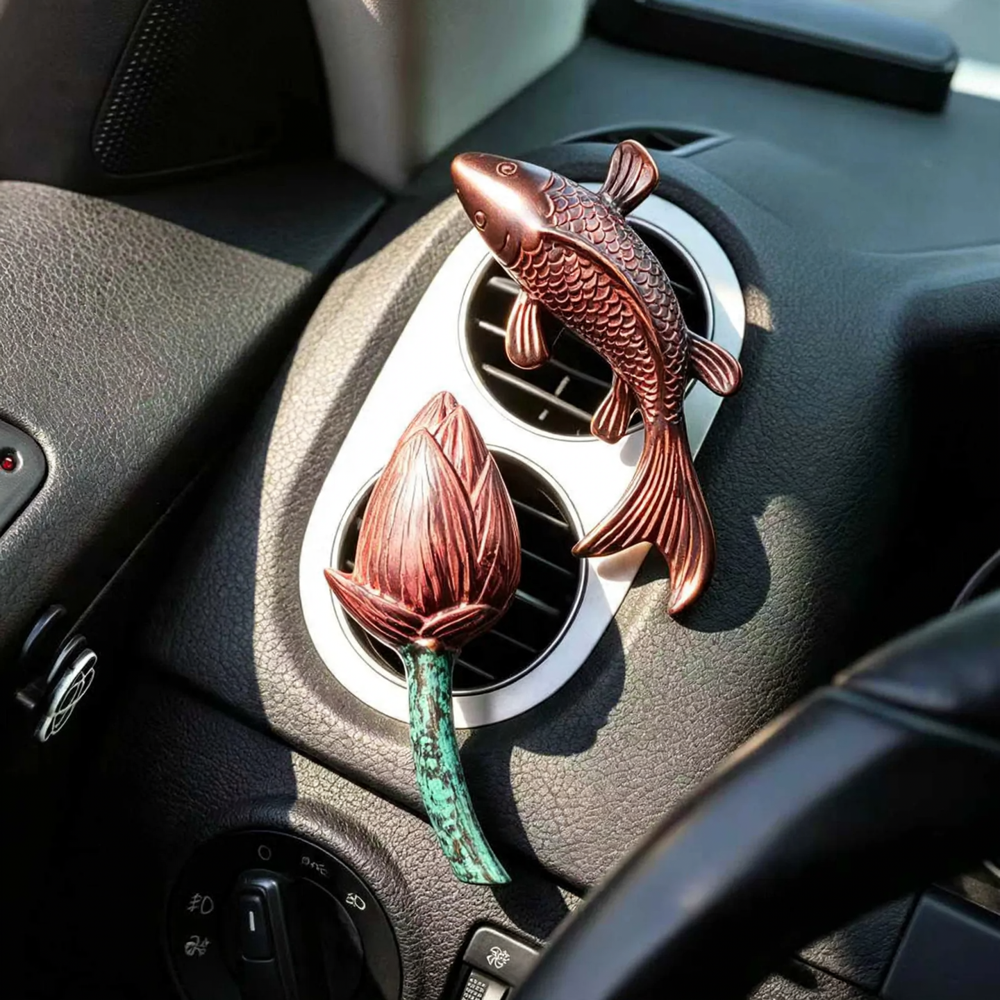 Koi-Dufthänger für Autolüftung, chinesisches Design