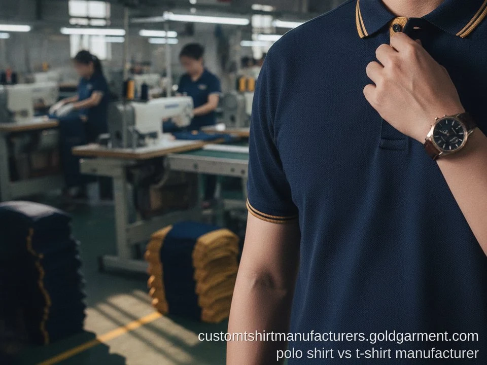 Polo Shirt vs T-Shirt Manufacturing: Which Is Right for Your Brand? - Gold Garment Vietnam