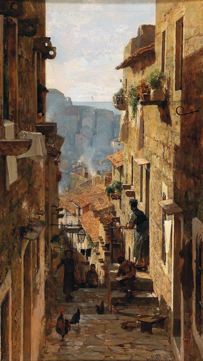 A street in Ragusa 1887