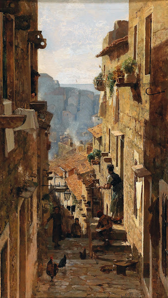 A street in Ragusa 1887