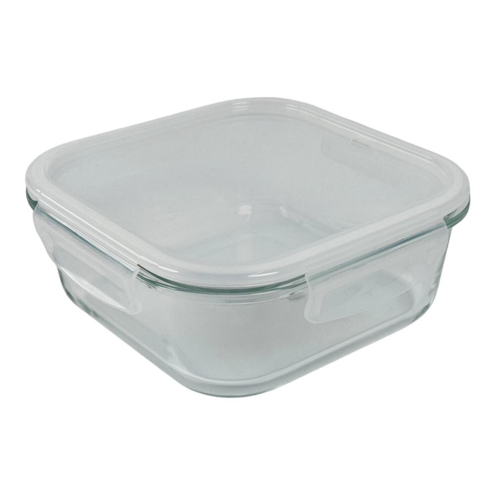 Contenedor cuadrado de vidrio con tapa hermética Concepts™ 1.1 L