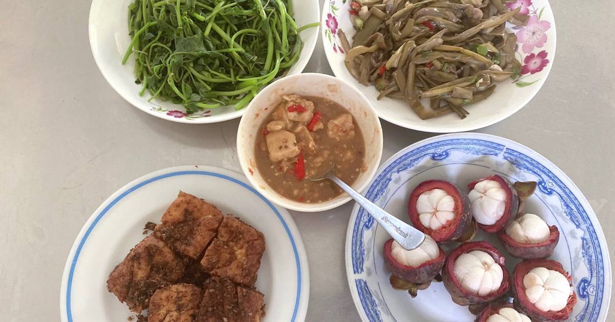 Bữa cơm gia đình (chay đơn giản) 003