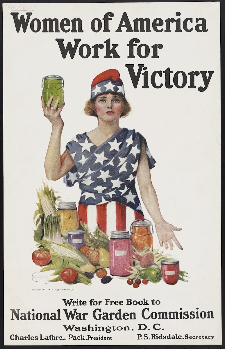 Women Of America Work For Victory 1918