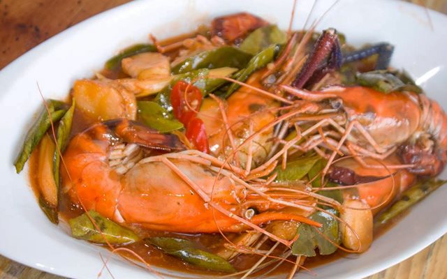 Tôm Càng Xanh Sốt Thái