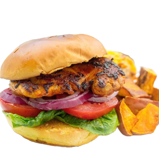Peri peri chicken burger