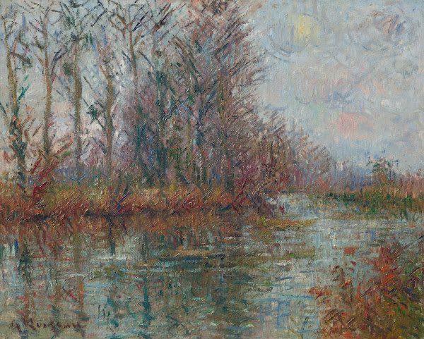 Tournant de rivière LEure 1926