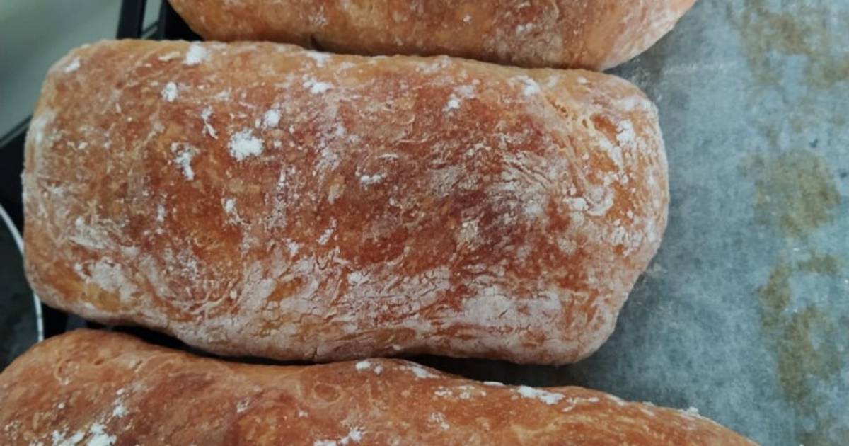 Ciabatta - bánh mì ý. Công thức dễ làm và đảm bảo thành công 100%