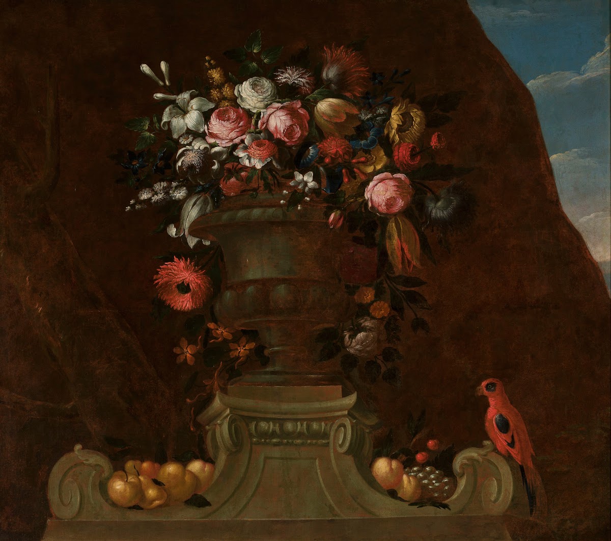 Still life with a parrot