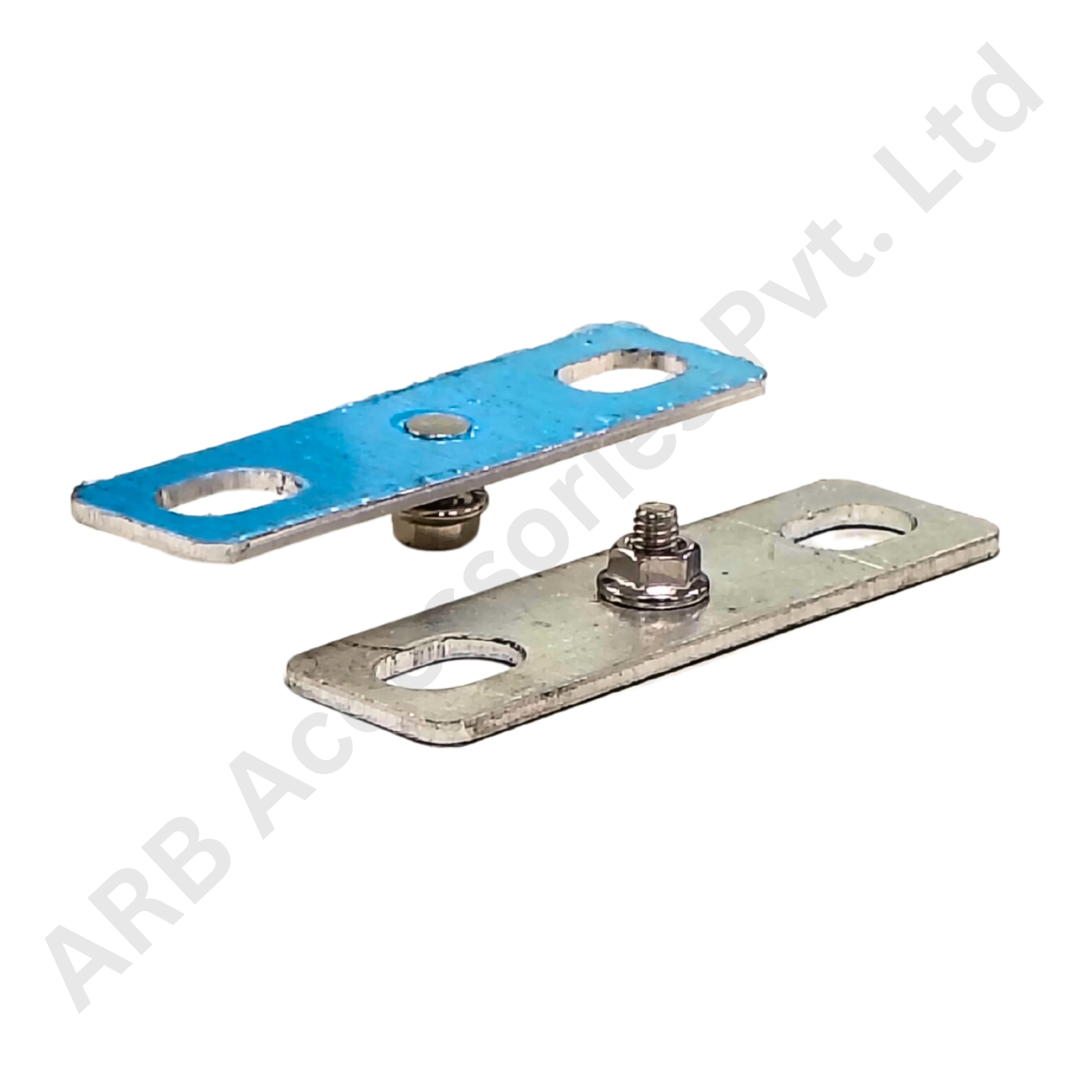 ALUMINIUM BUS BAR 70X20X2MM WITH CLINCH STUD-NUT (1067a) (10afd)